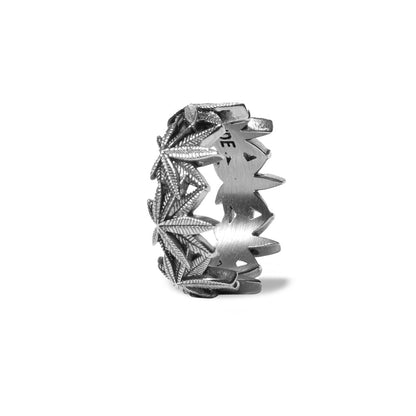 HUF PLANTLIFE RING SILVER