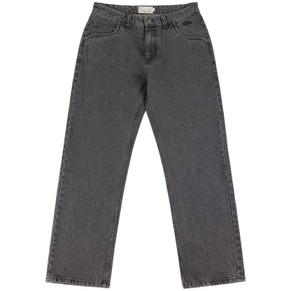 DIME STRAIGHT DENIM PANTS BLACK