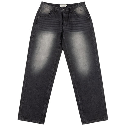 DIME RELAXED DENIM PANTS BLACK