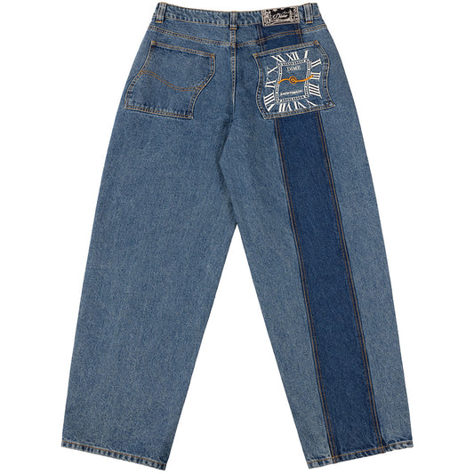DIME BAGGY DENIM PANTS BLUE