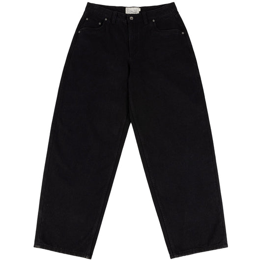 DIME BAGGY DENIM PANTS BLACK