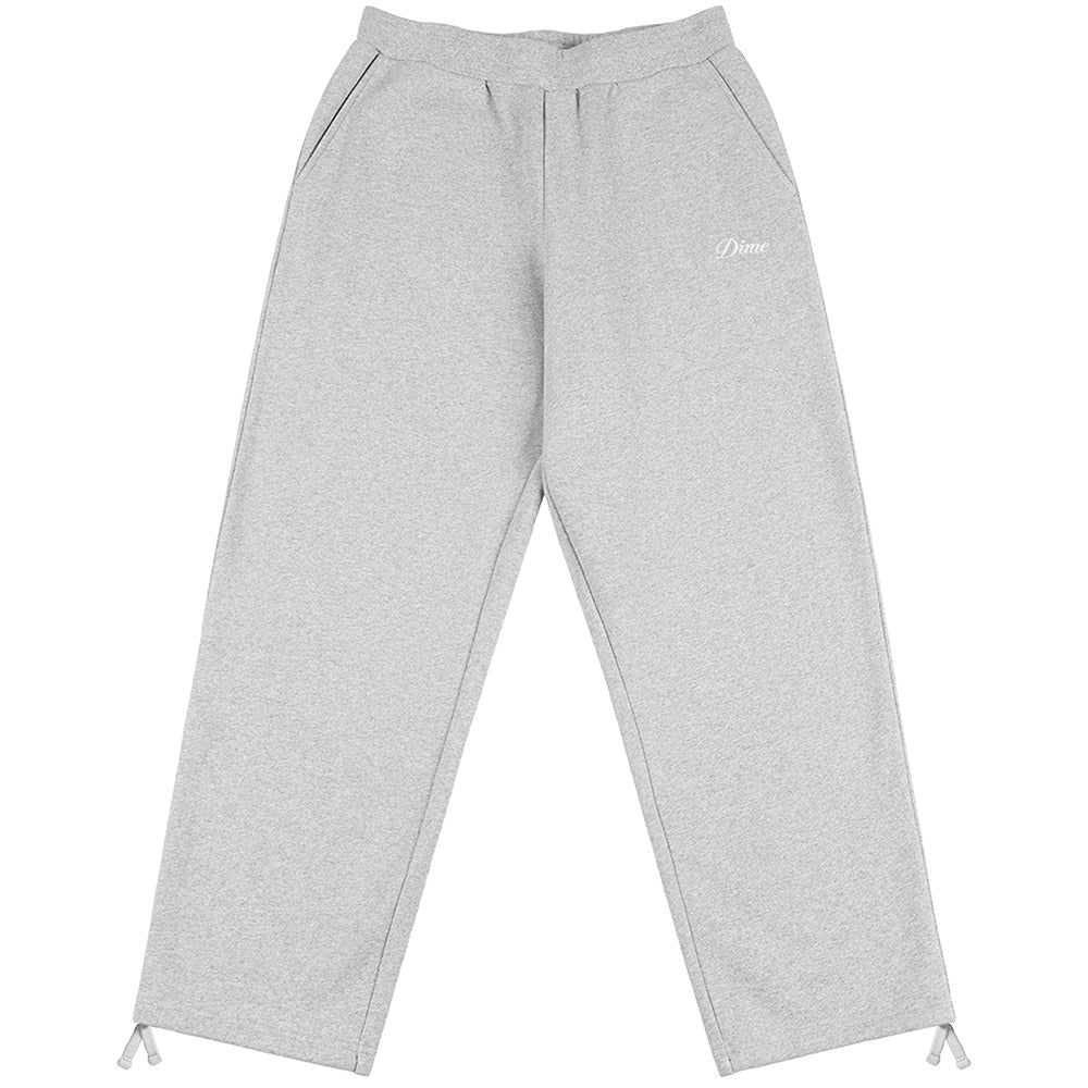 DIME CURSIVE SMALL LOGO SWEATPANTS GREY