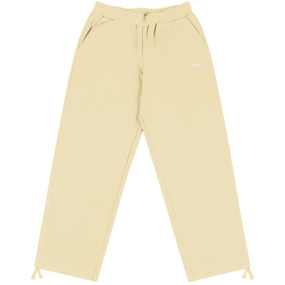 DIME CURSIVE SMALL LOGO SWEATPANTS CREAM