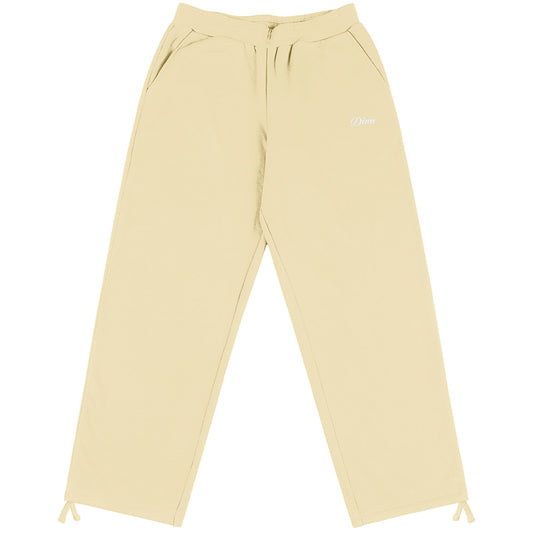 DIME CURSIVE SMALL LOGO SWEATPANTS CREAM
