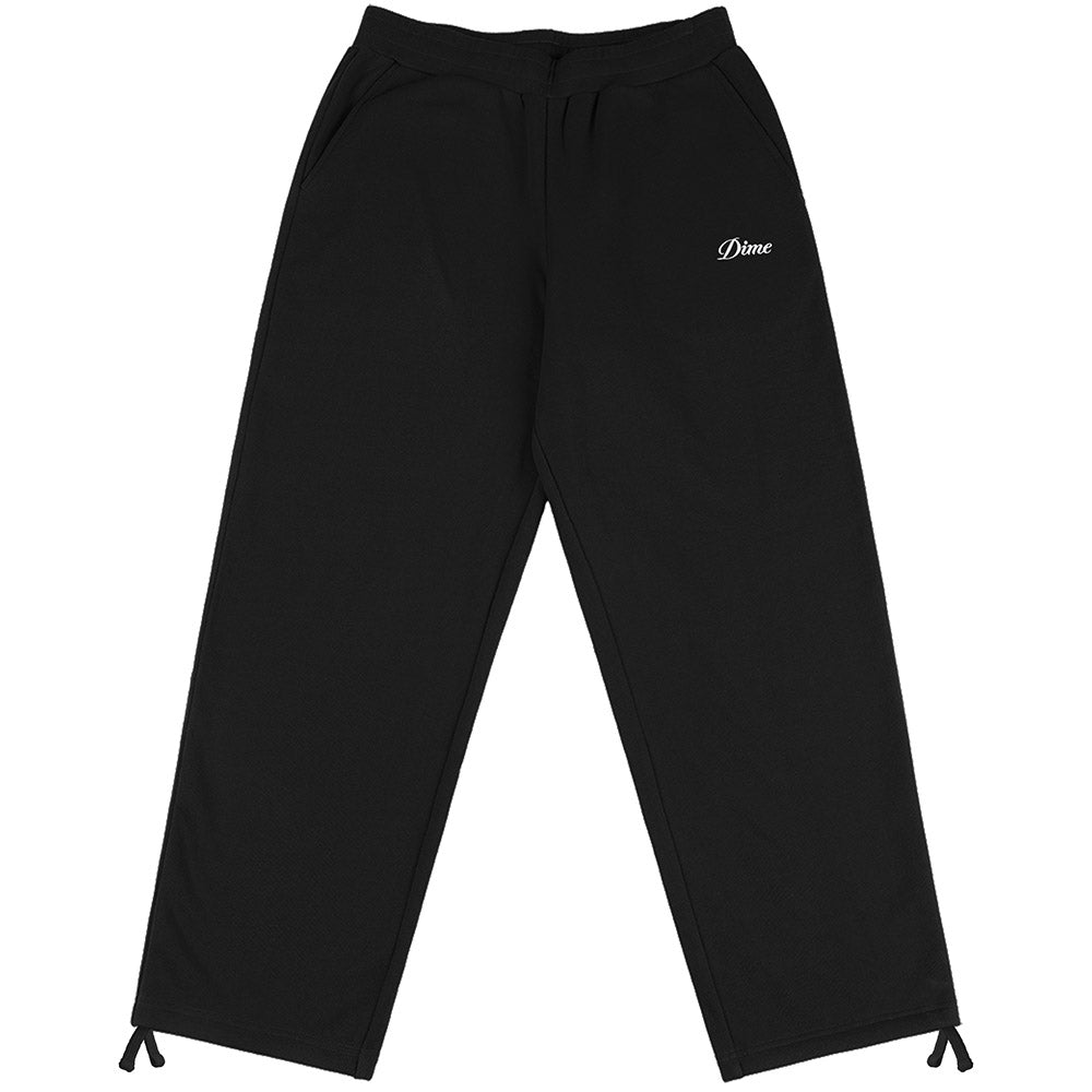 DIME CURSIVE SMALL LOGO SWEATPANTS BLACK