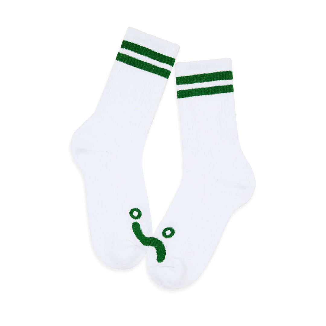 Happy Sad Rib Socks Green