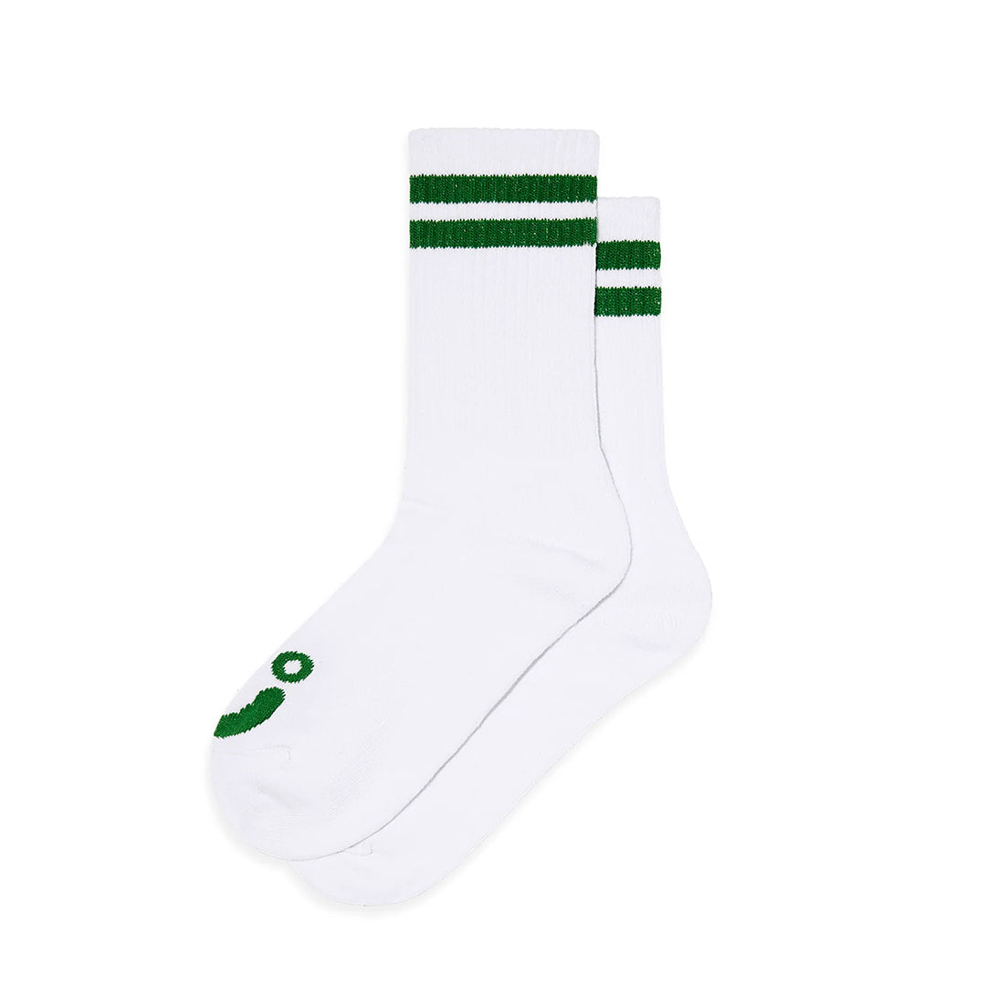 Happy Sad Rib Socks Green