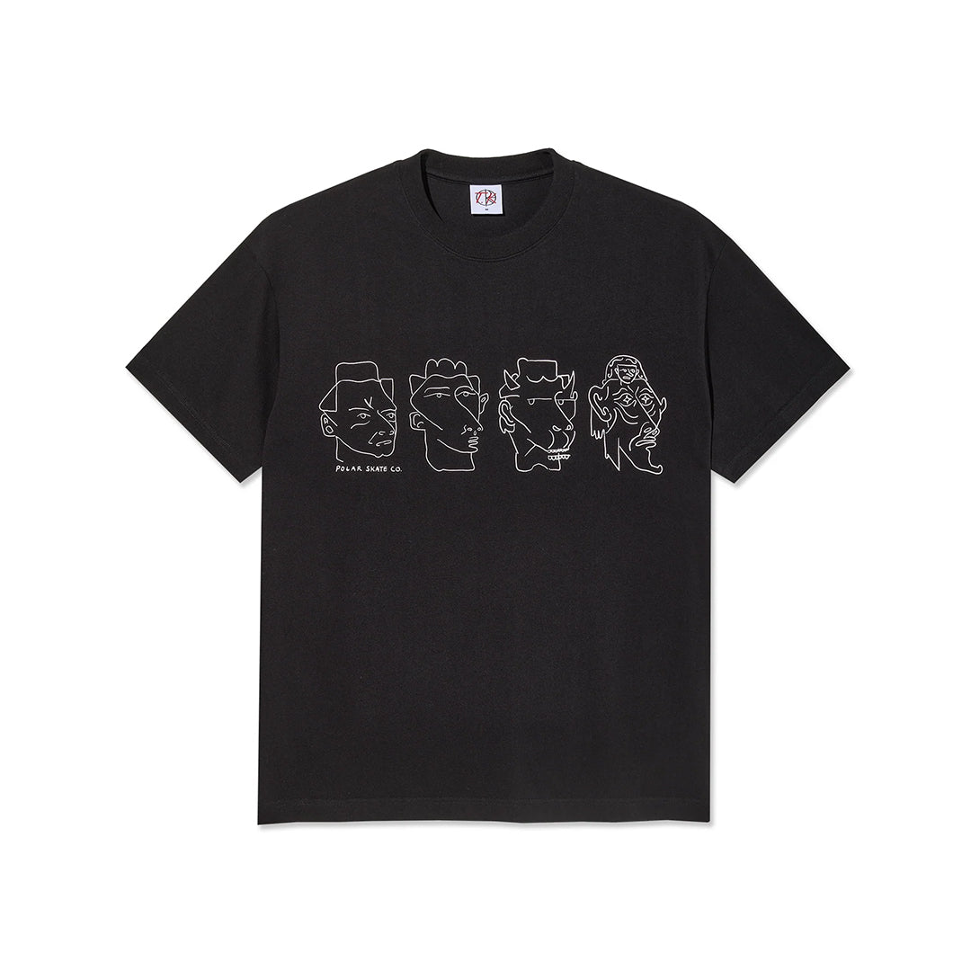 8 Heads Tee Black