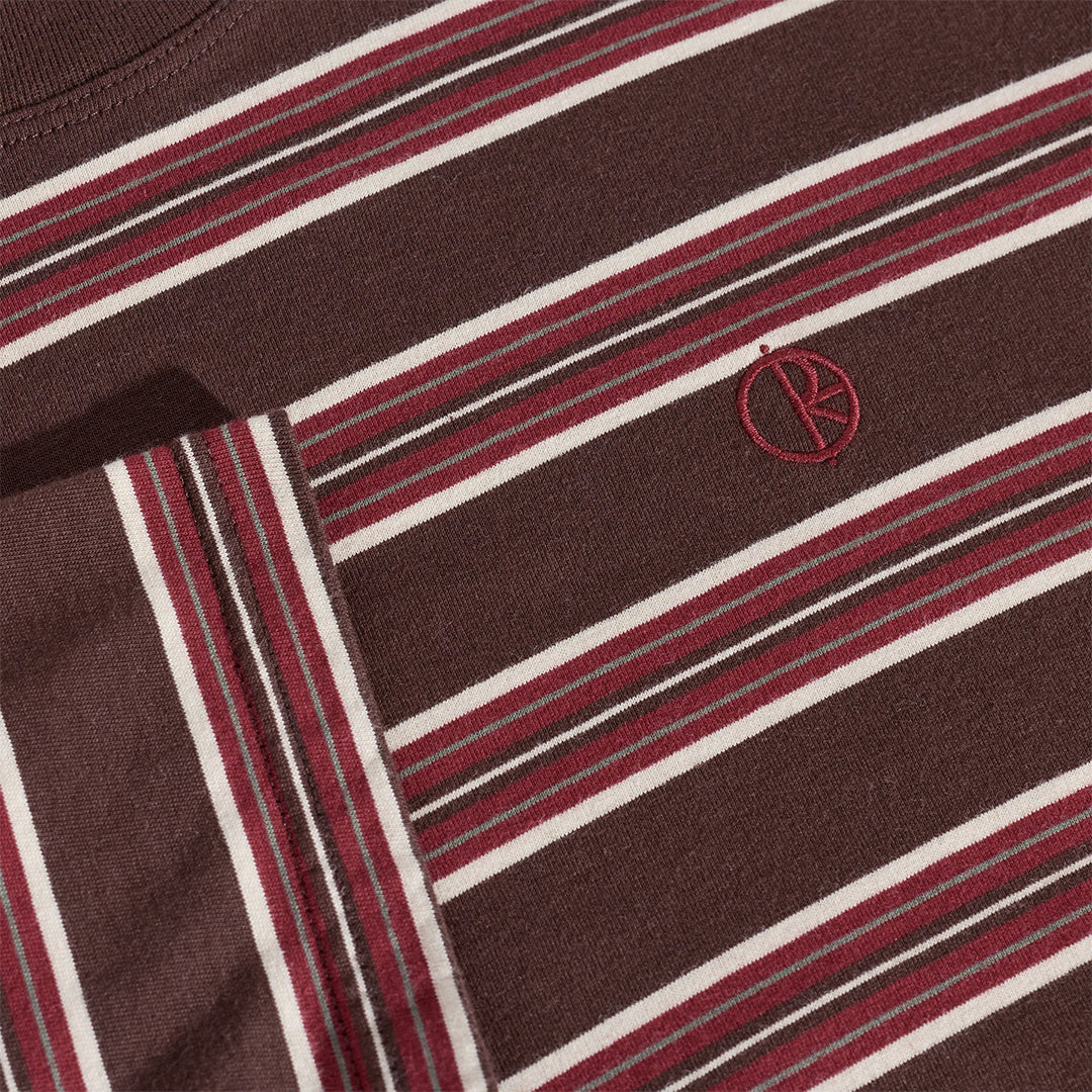 Stripe Tee Brown