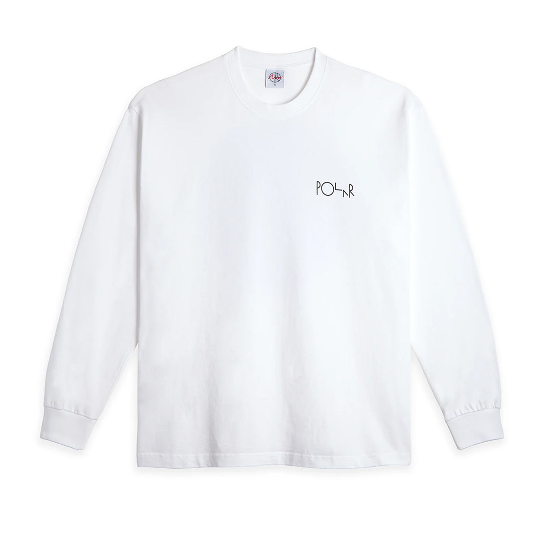 Klez Crossing Ls Tee White