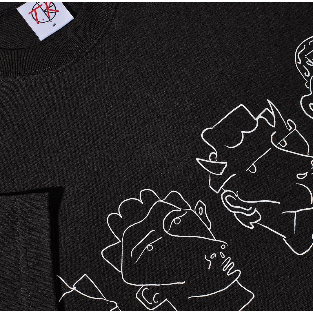 8 Heads Tee Black