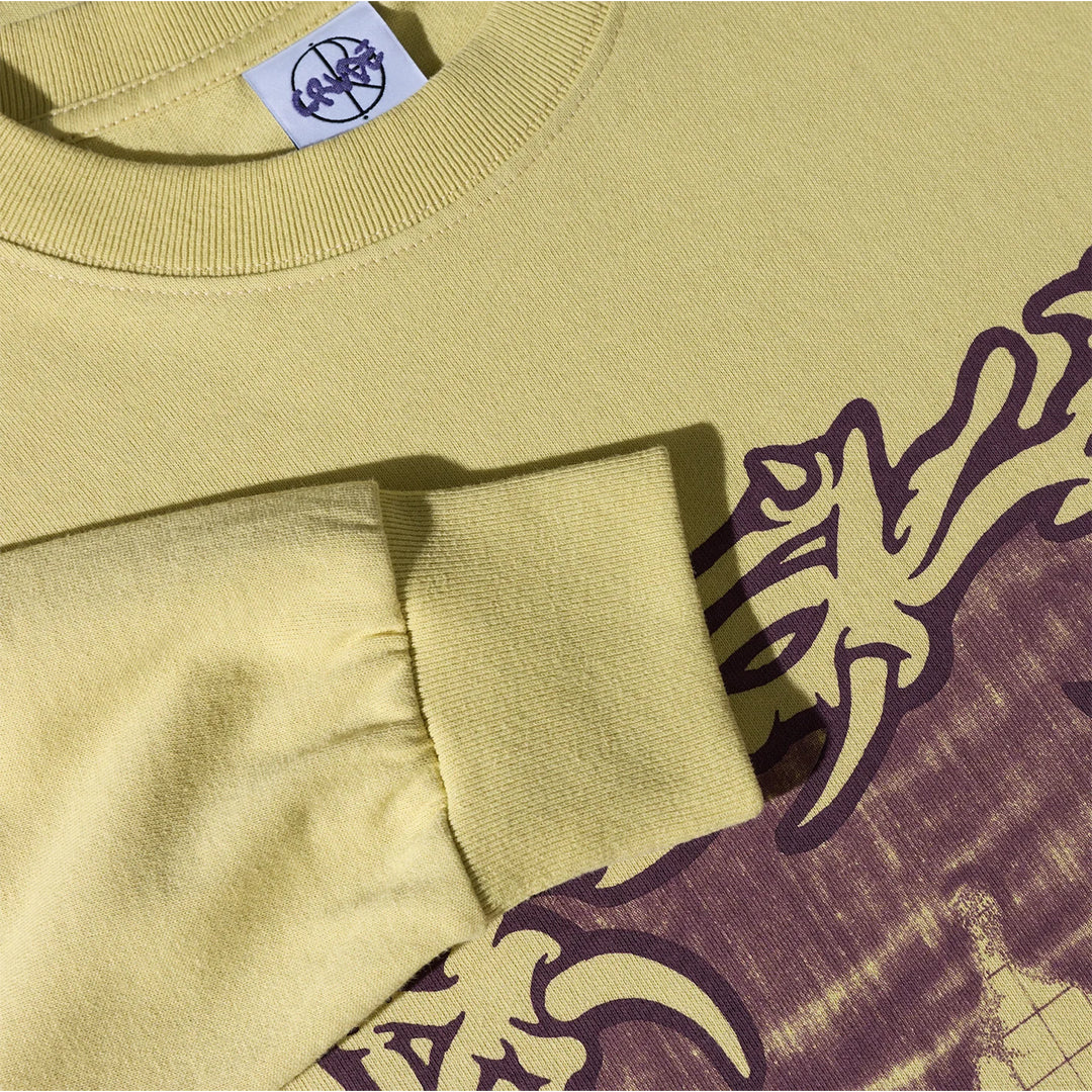 Passing Resemblance LS Tee Yellow
