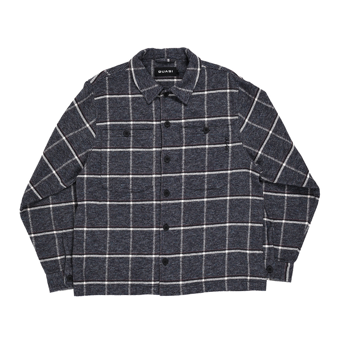 Nome LS Button Up Shirt Grey