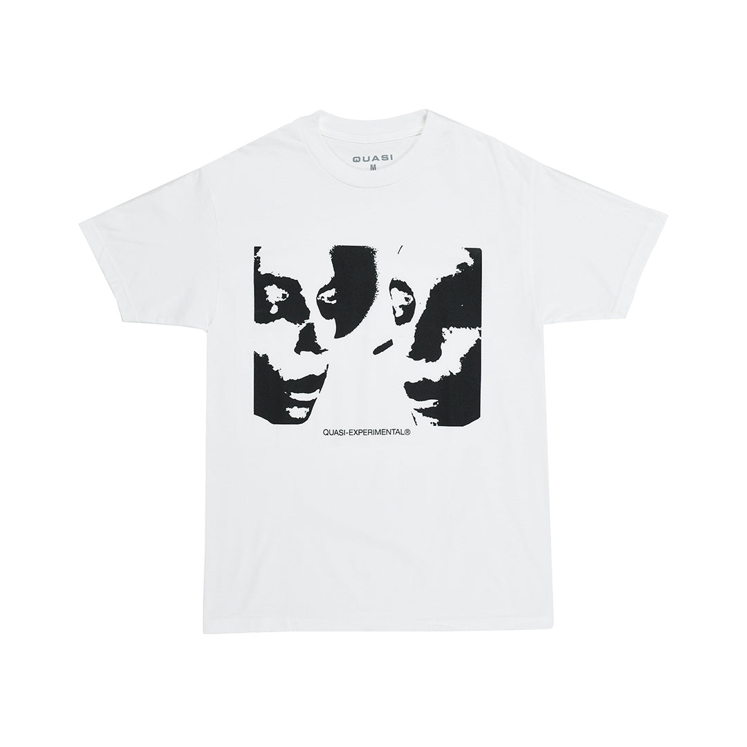 Two Face Tee White