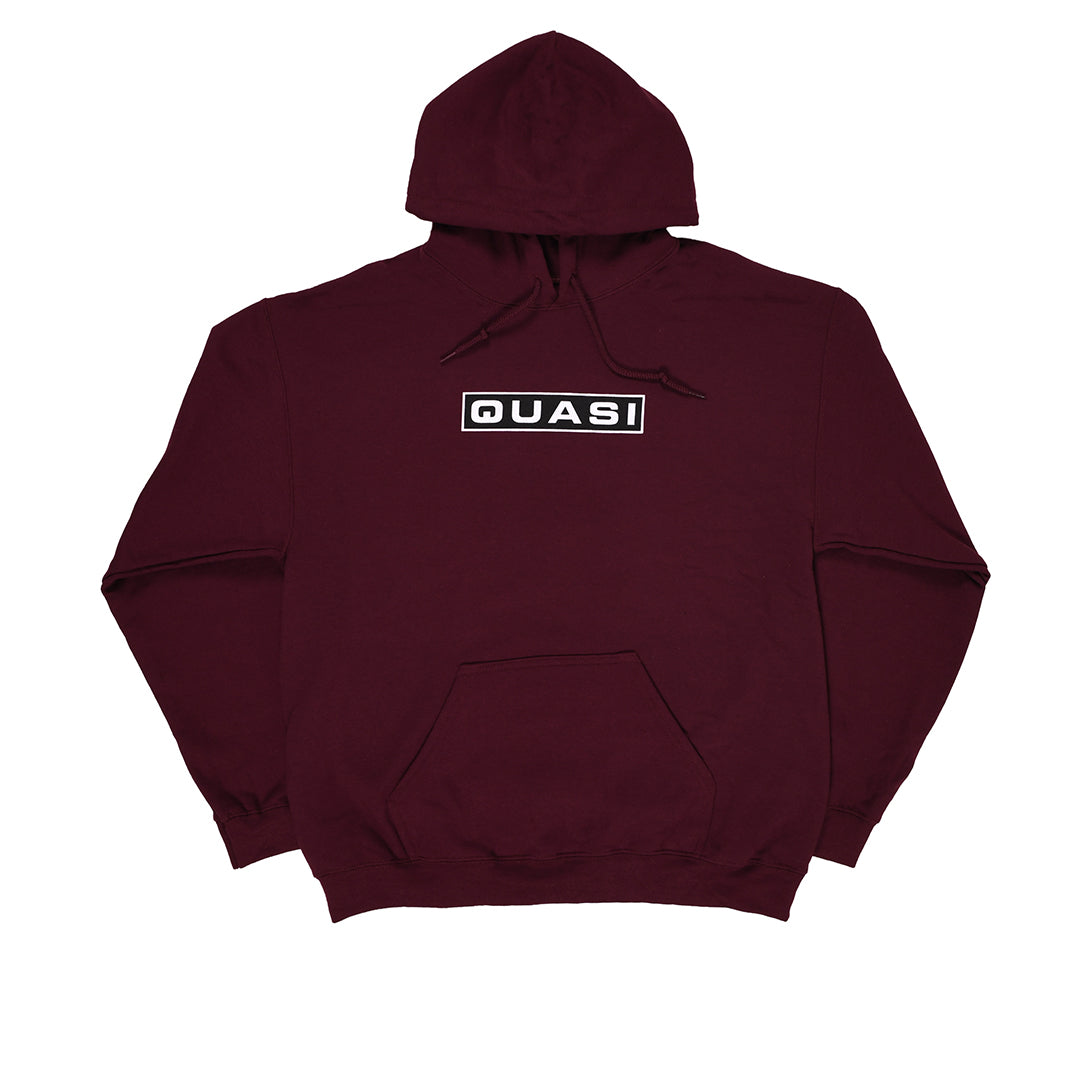 Euro Logo Hoodie Burgundy