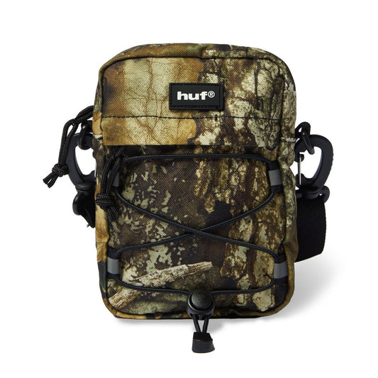 HUF X REALTREE BOWERY SIDE BAG GREEN CAMO