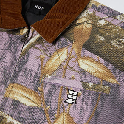 HUF X REALTREE MEGABLAST WORK JACKET PURPLE