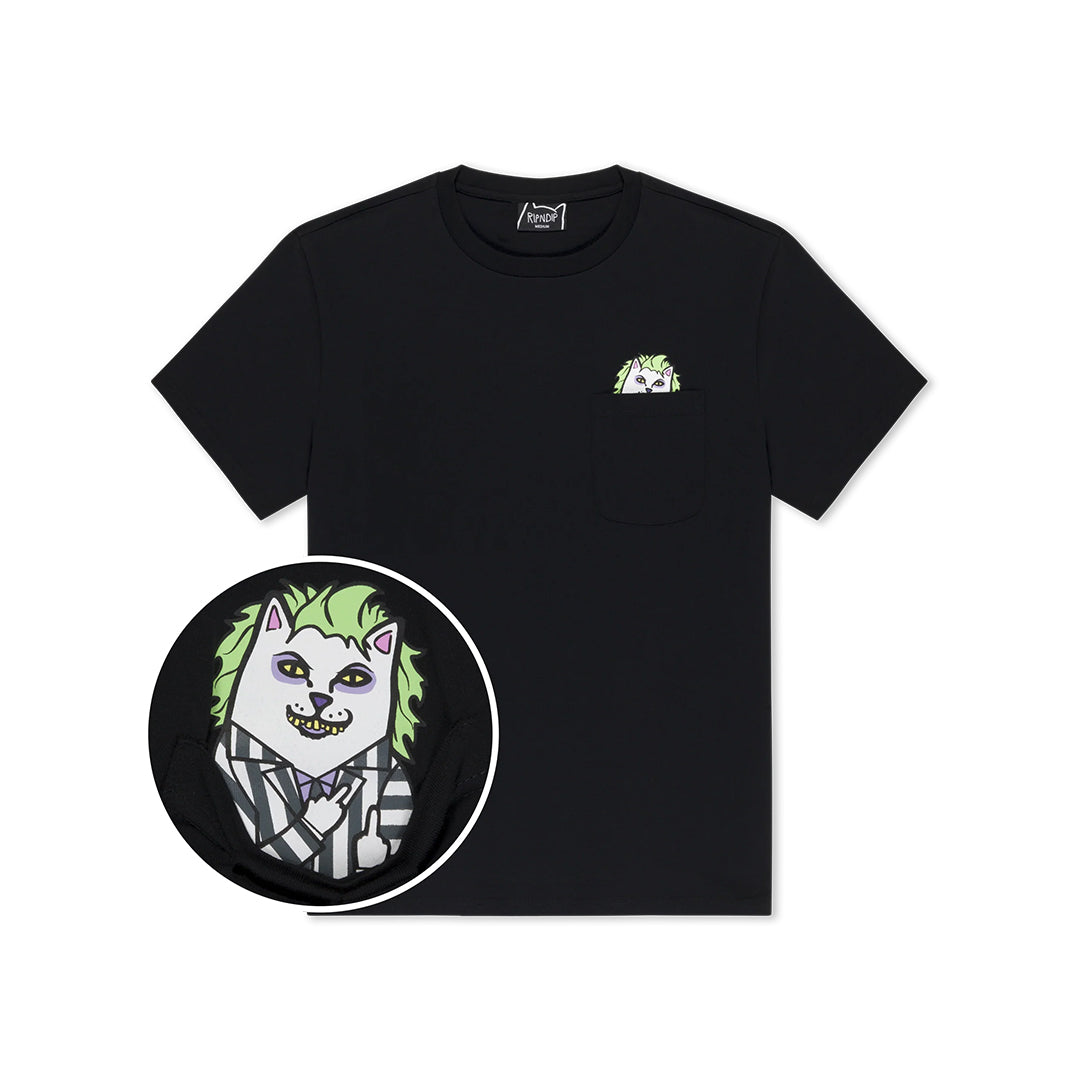 Bug Drank Nerm Pocket Tee Black