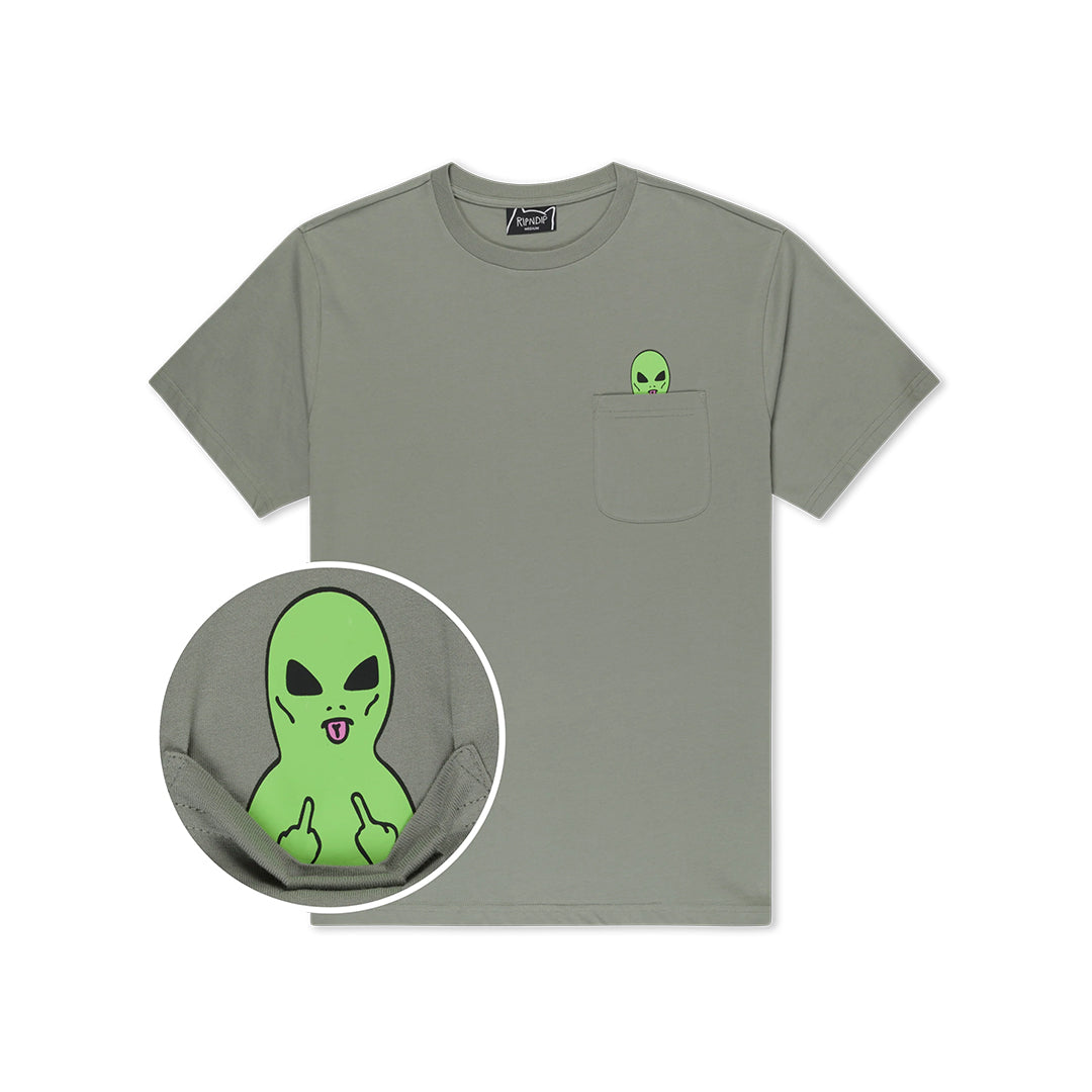 Lord Alien Pocket Tee Green