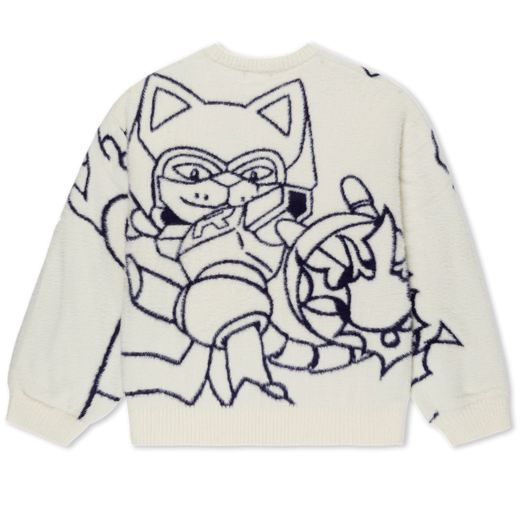 Rokkunerm Mohair Sweater Cream