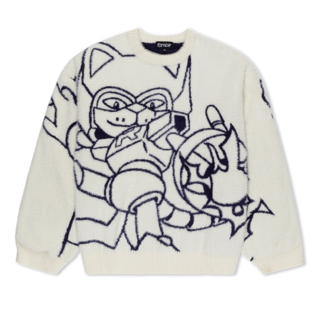Rokkunerm Mohair Sweater Cream