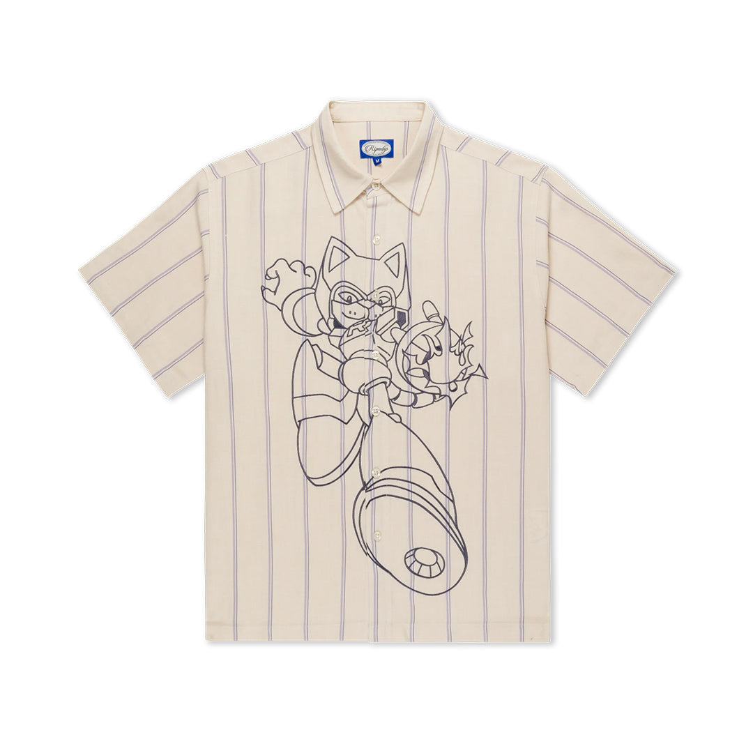 Rokkunerm Button Up White