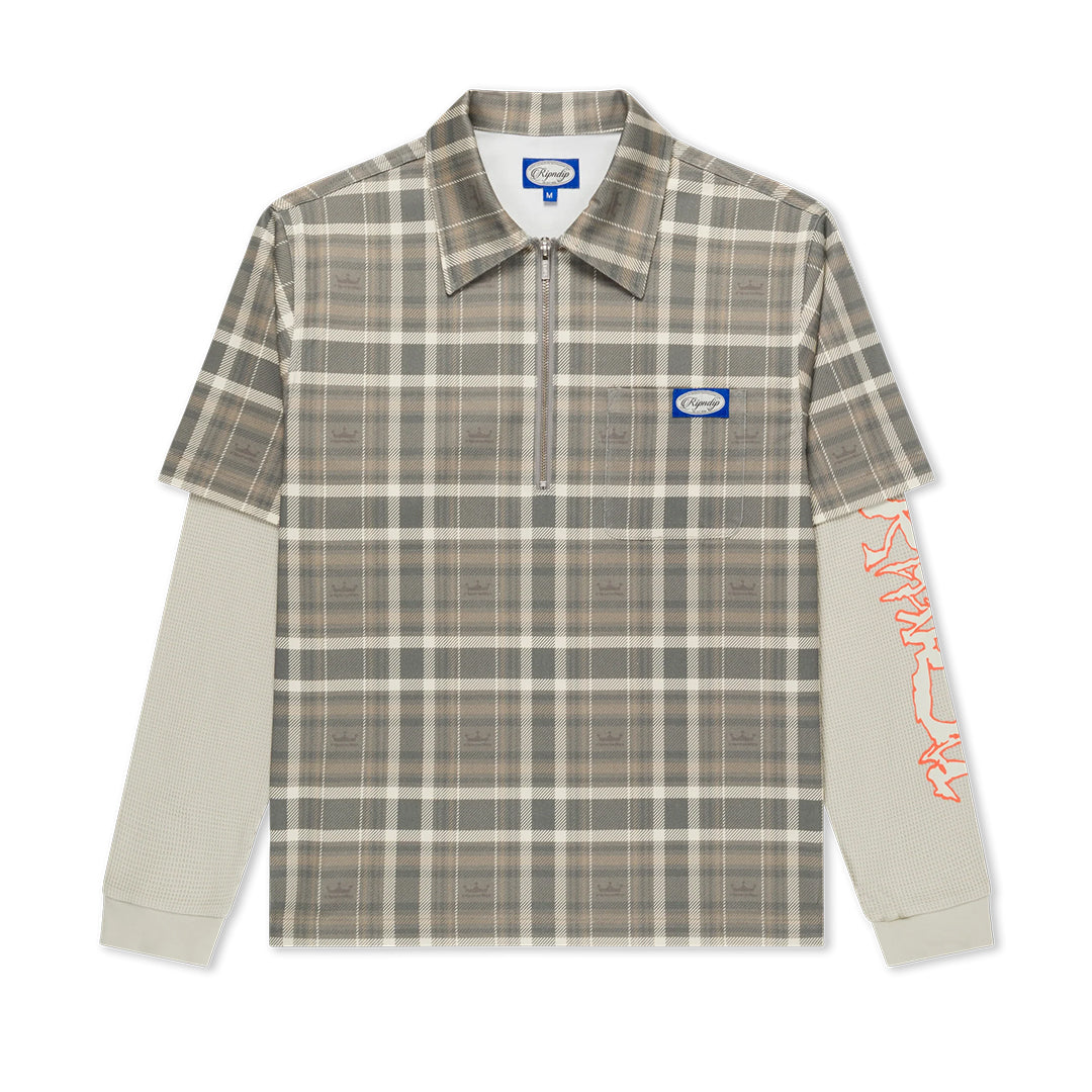 Pacific Beach Ls Tee Grey