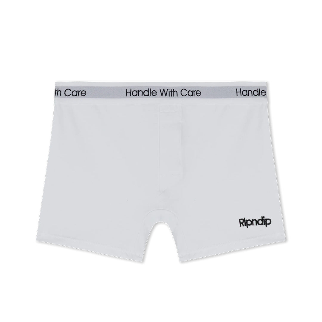 Handle With Care Boxers White