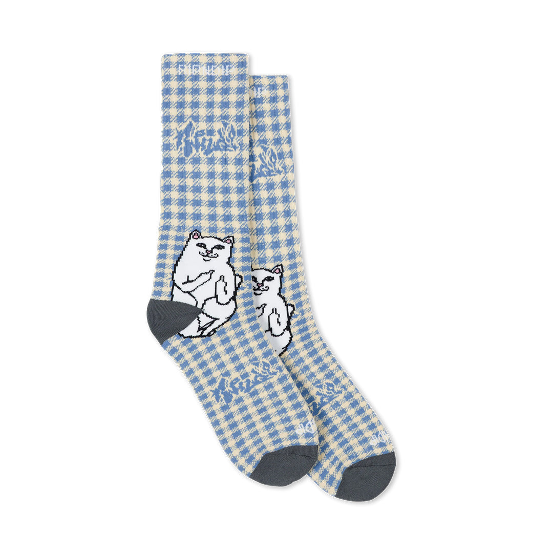Lord Nermal Socks Light Blue