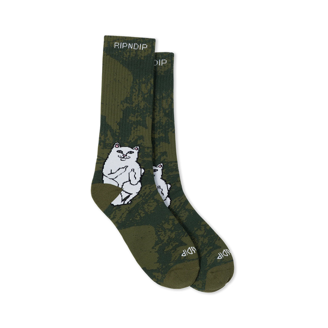 Lord Nermal Socks Green Camo
