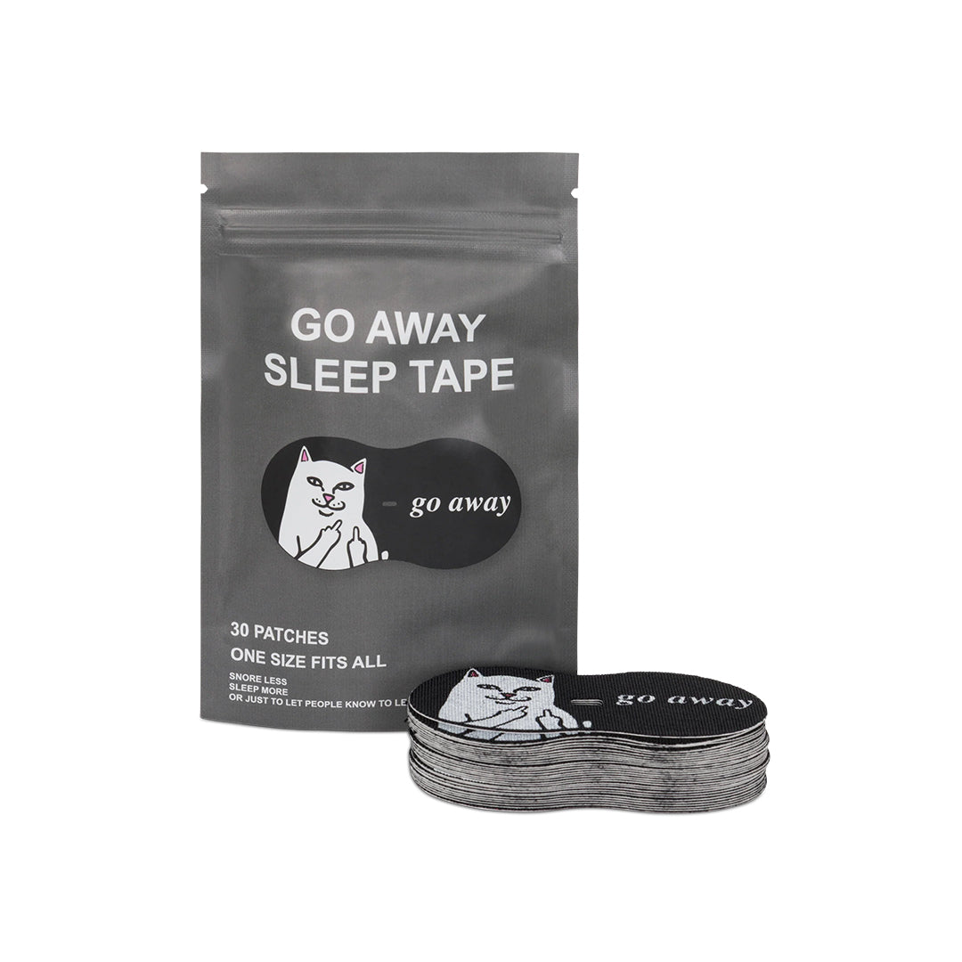 Go Away Sleep Tape Black