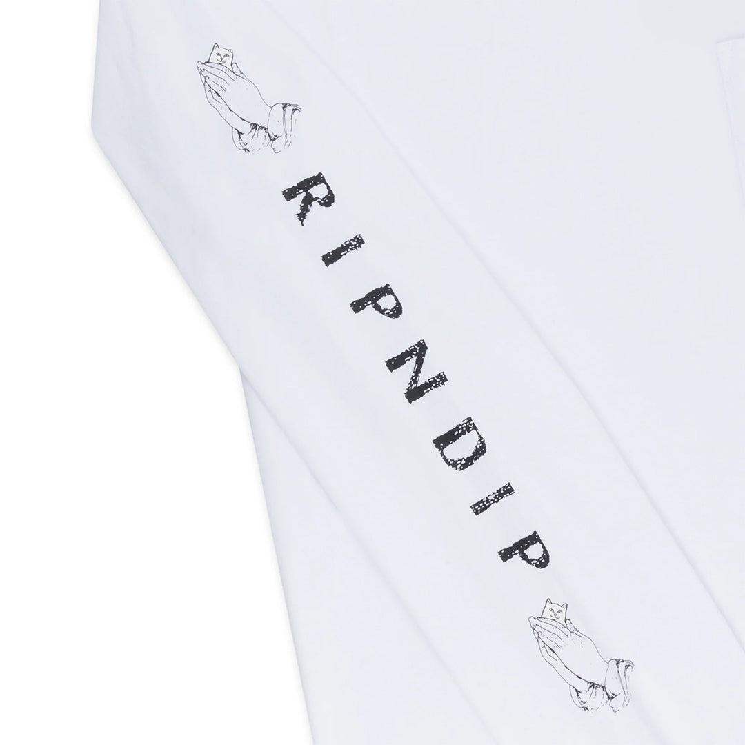 Lord Nermal LS Pocket Tee White