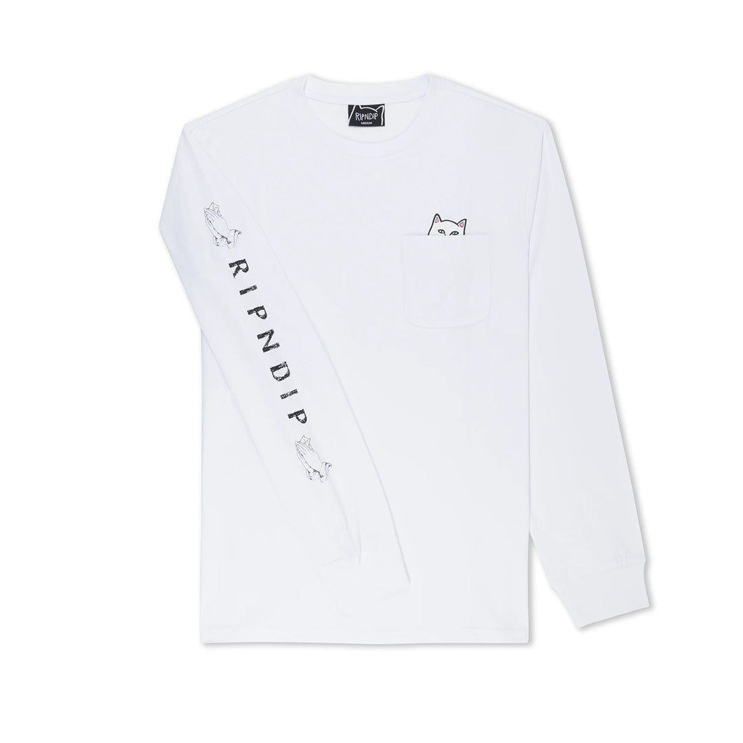 Lord Nermal LS Pocket Tee White