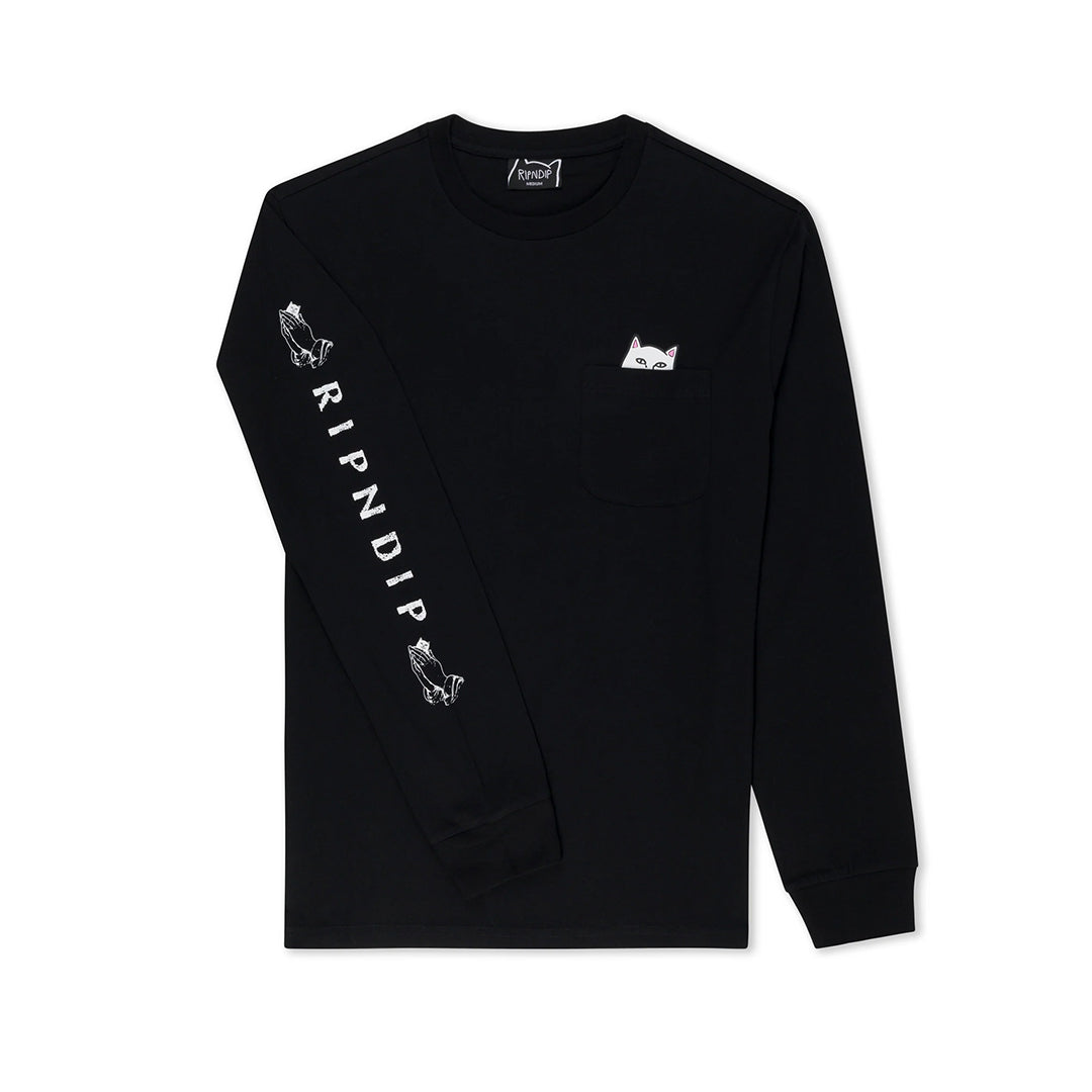 Lord Nermal LS Pocket Tee Black