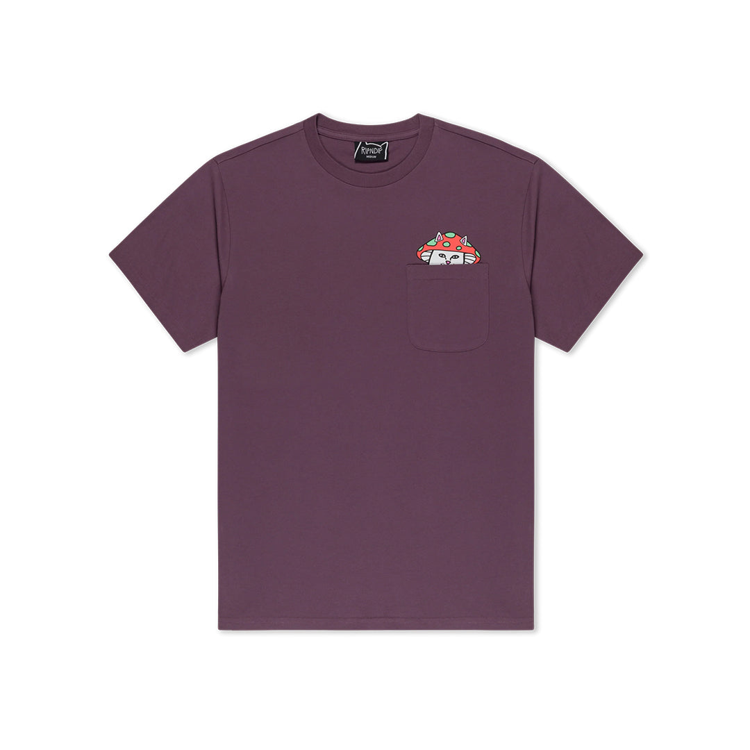 Lord Shroomy Pocket Tee Purple