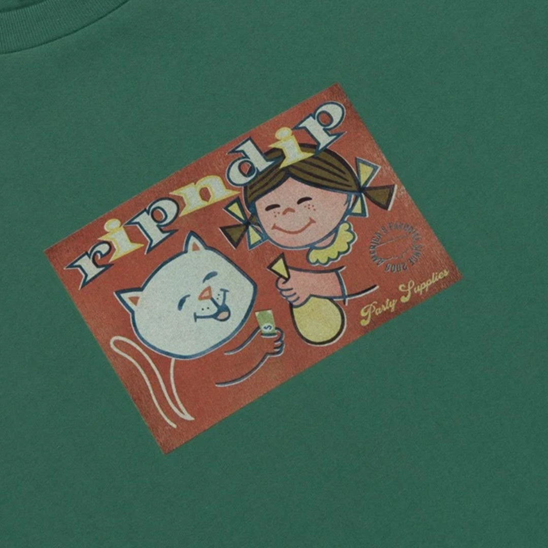 Party Supplies Tee Green