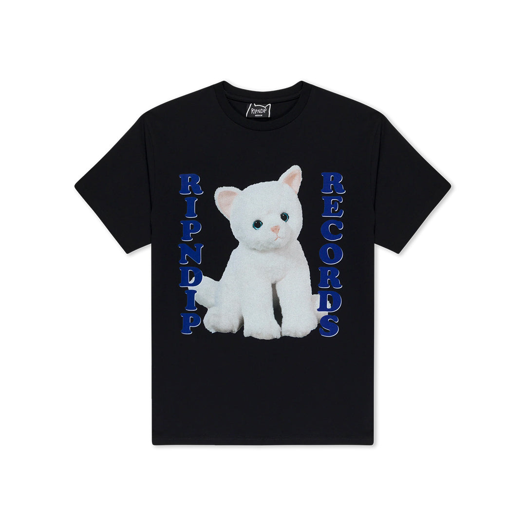 Plush Records Tee Black