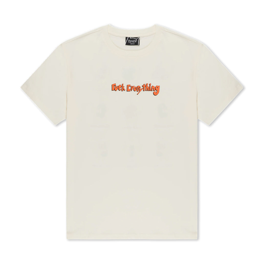 Fuck Everything Tee Cream