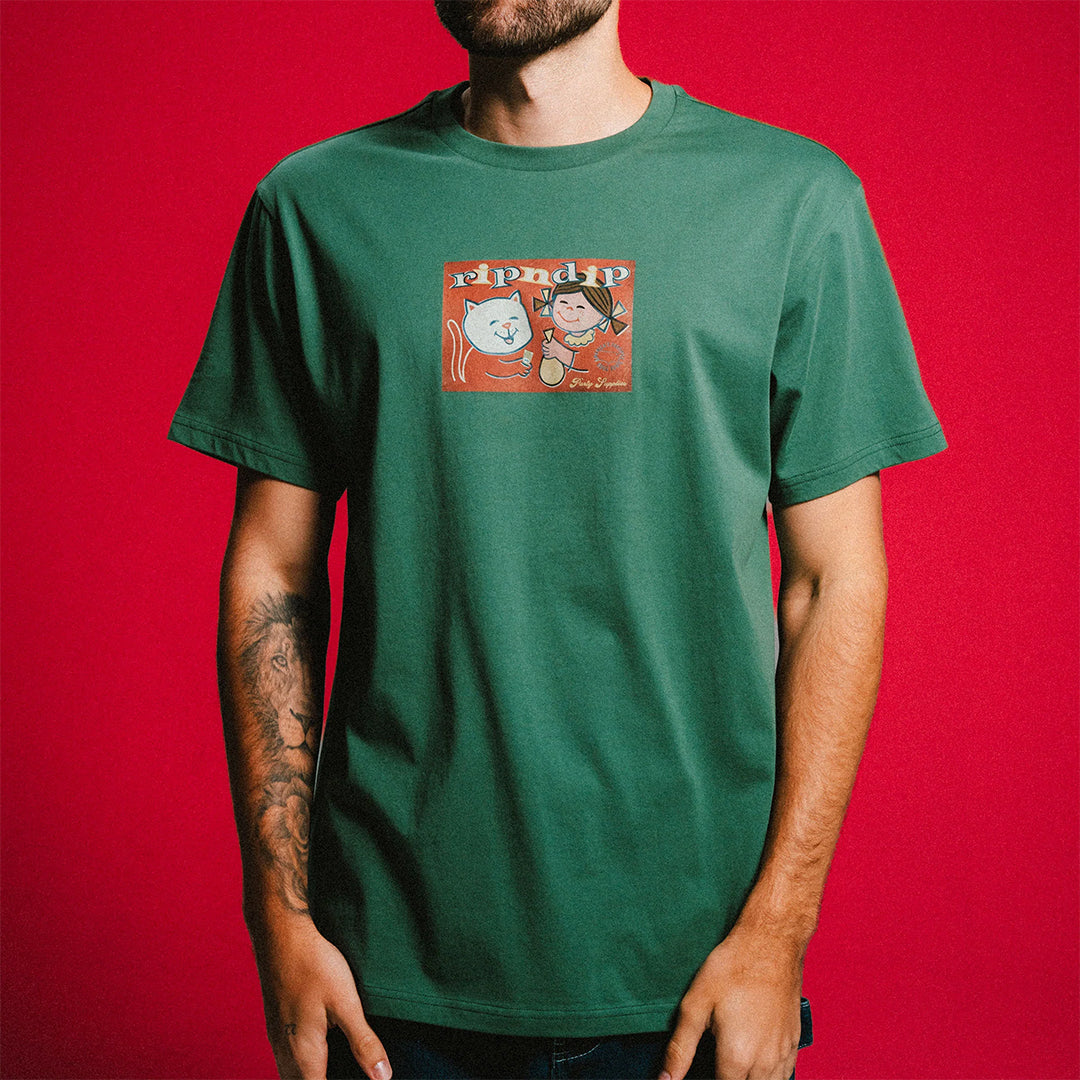 Party Supplies Tee Green