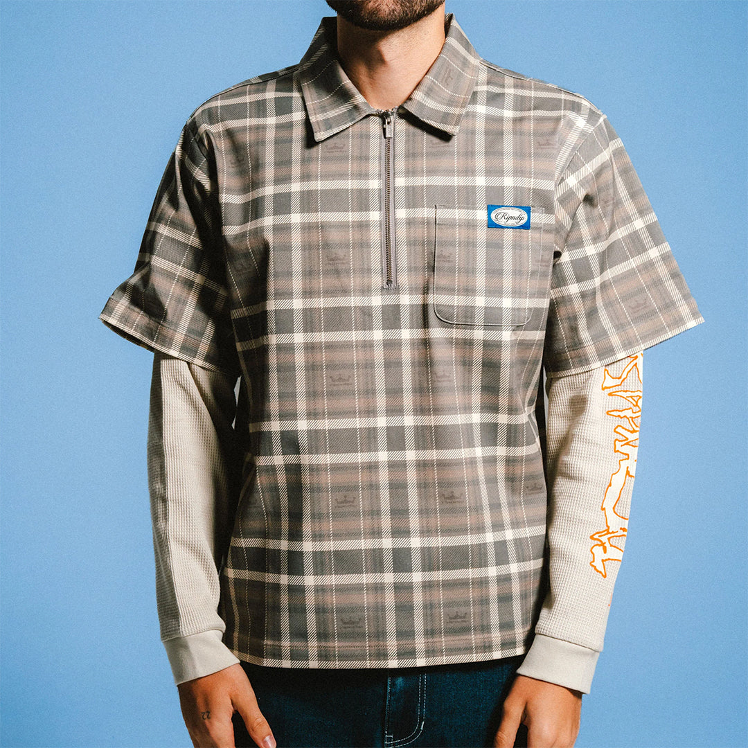 Pacific Beach Ls Tee Grey