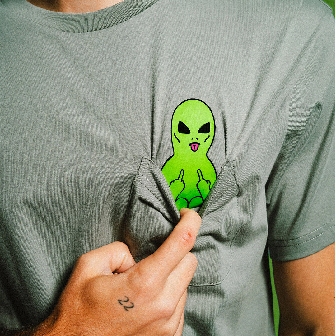 Lord Alien Pocket Tee Green