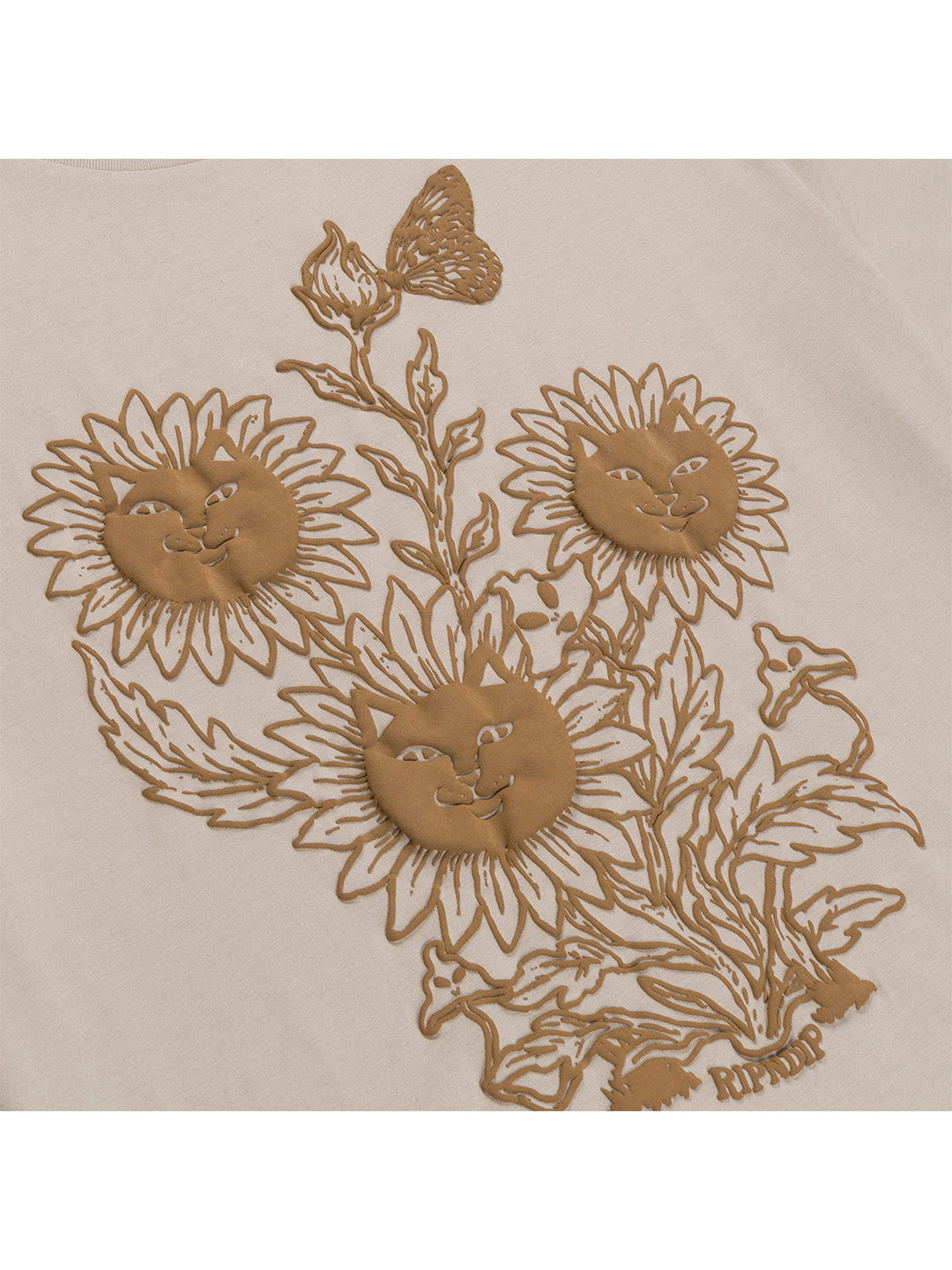 Where The Flowers Bloom Tee Brown