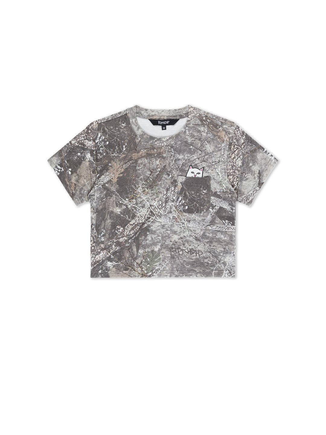 Nermal Cropped Pocket Tee Camo
