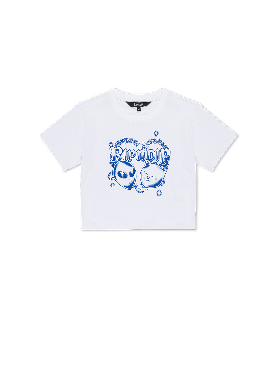 Kali Cropped Baby Tee White