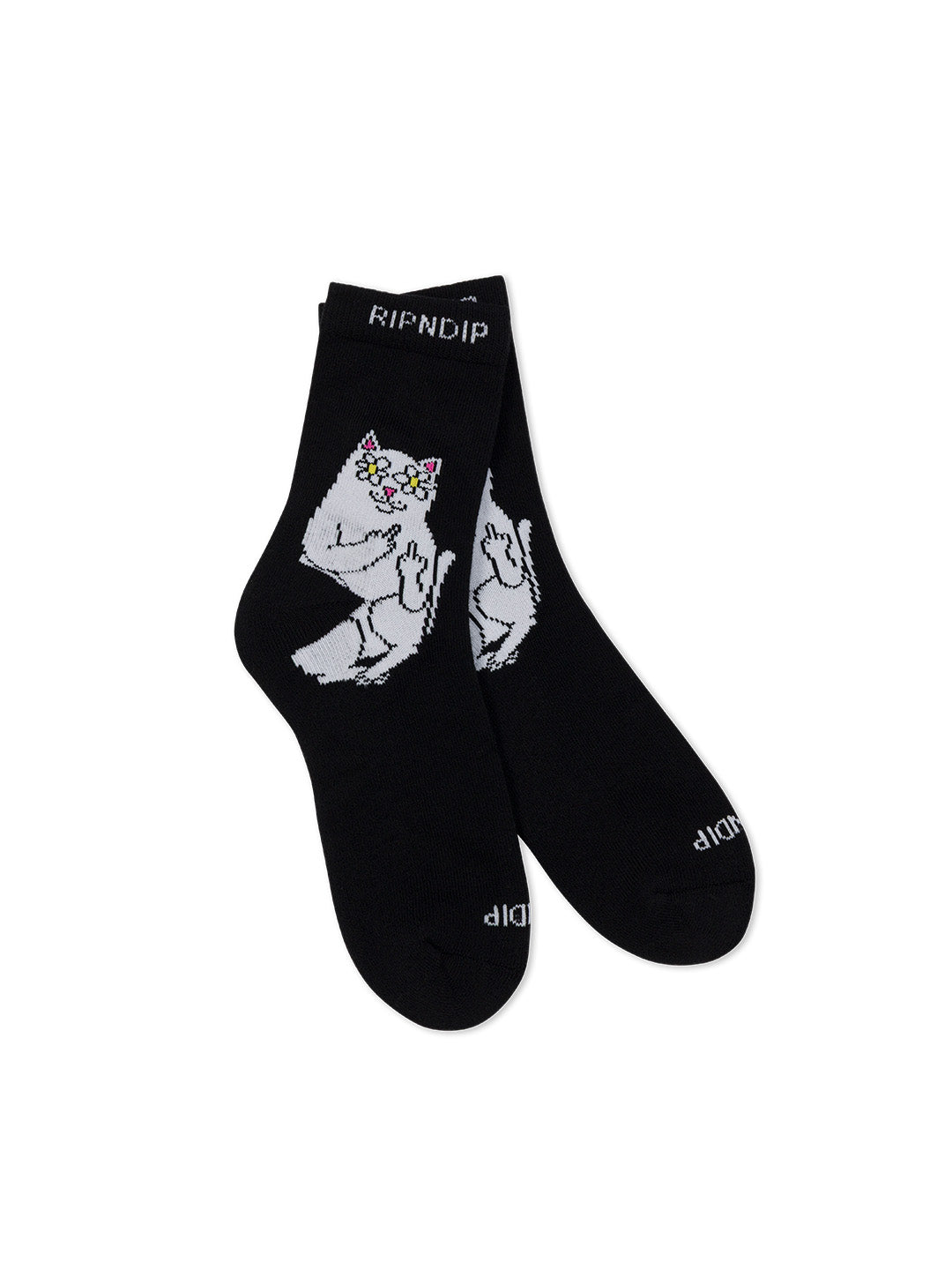 Lord Blossom Mid Socks Black