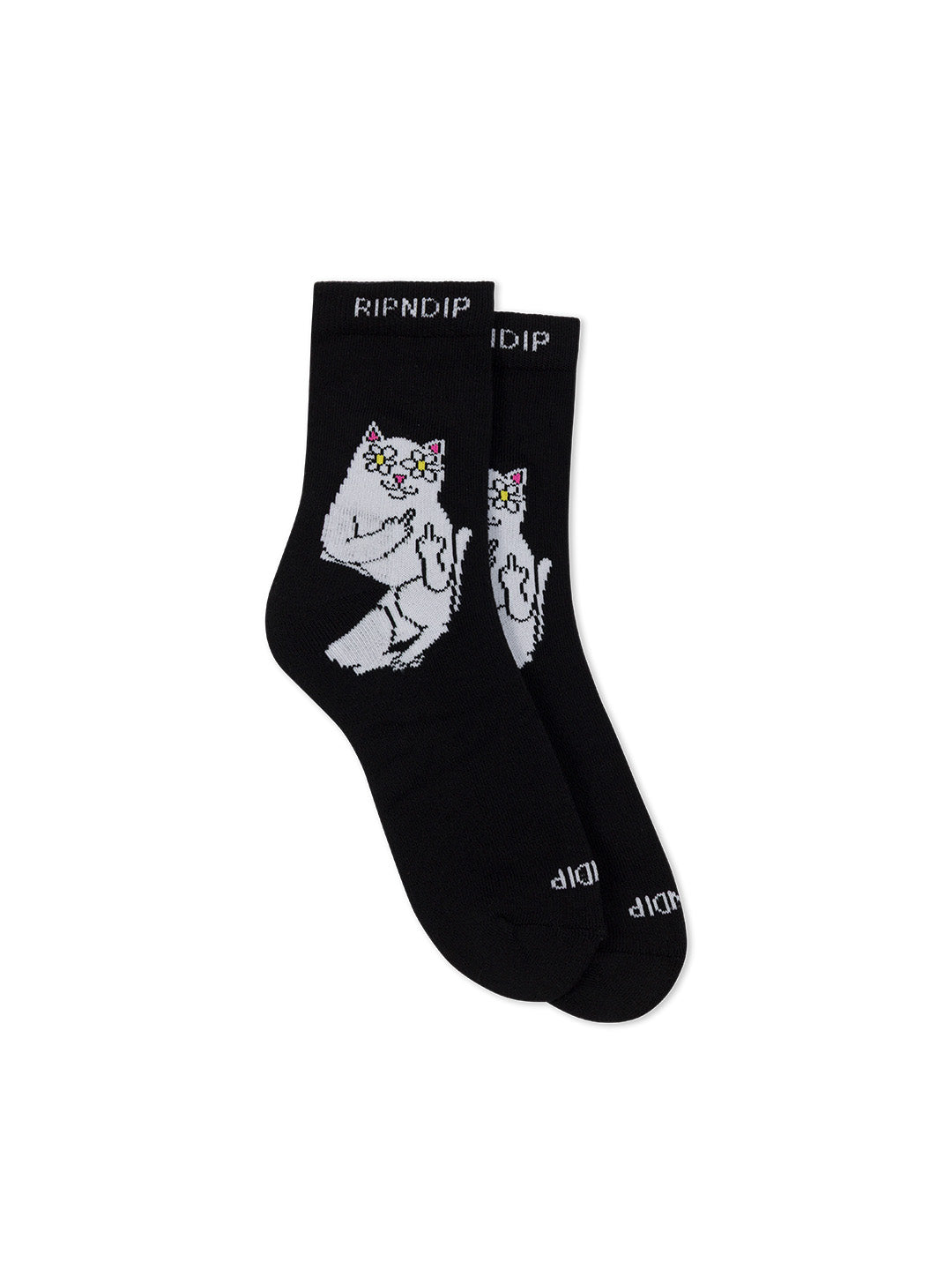 Lord Blossom Mid Socks Black
