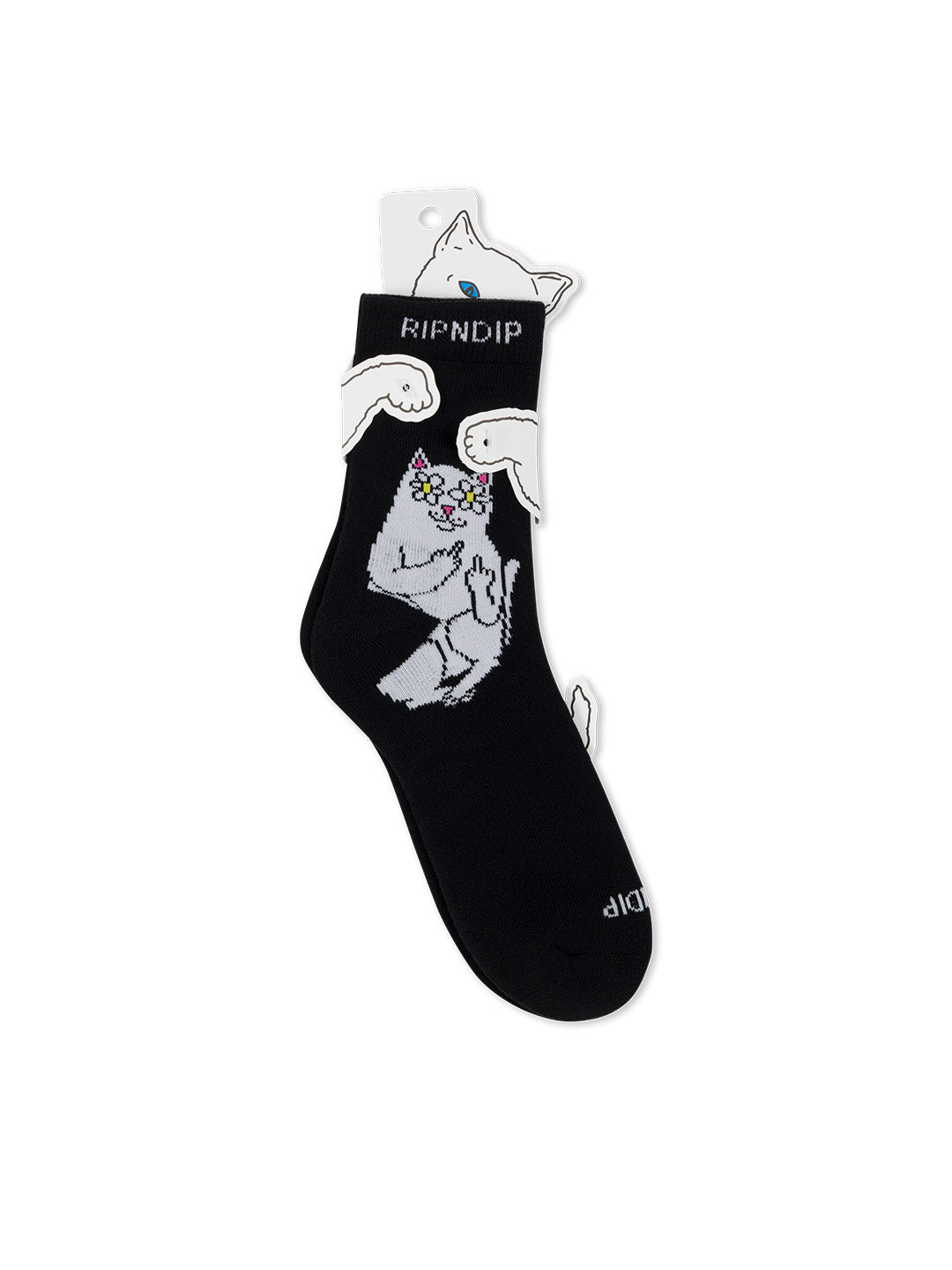 Lord Blossom Mid Socks Black