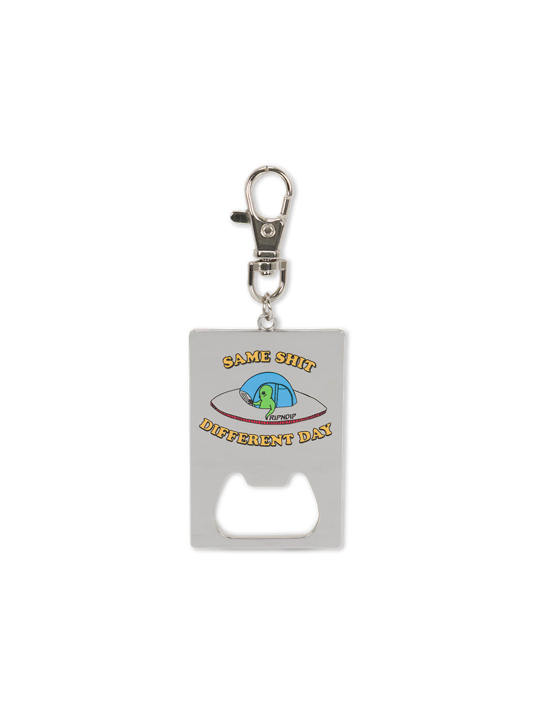 Same Shit Dd Keychain Silver