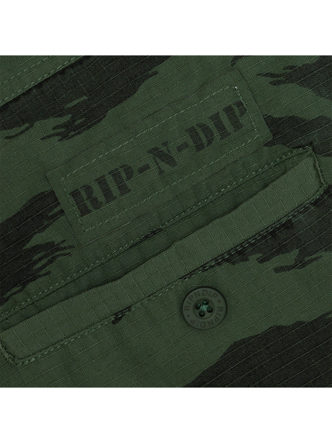 A Team Camo Cargo Shorts Olive