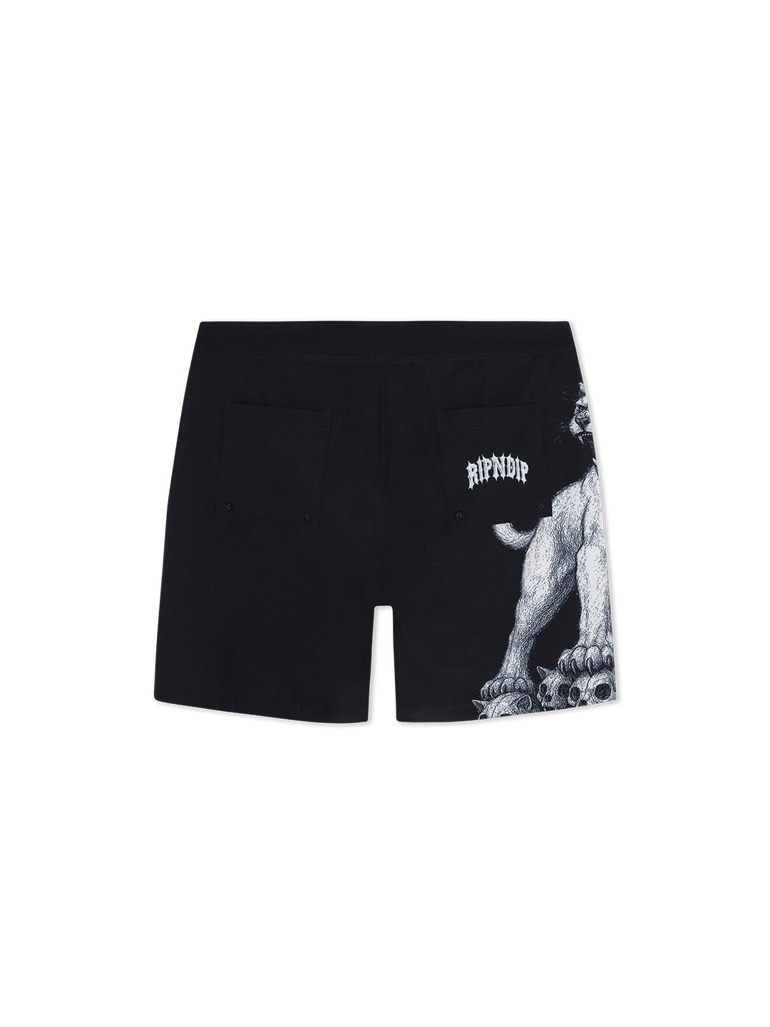 Wasteland Swim Shorts Black